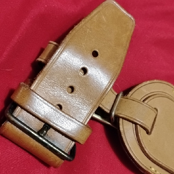 LOUIS VUITTON 3 PIECE SET, VACHETTA, STRAP & POIGNANT TAN LEATHER SET! 💕EUC - Picture 4 of 9